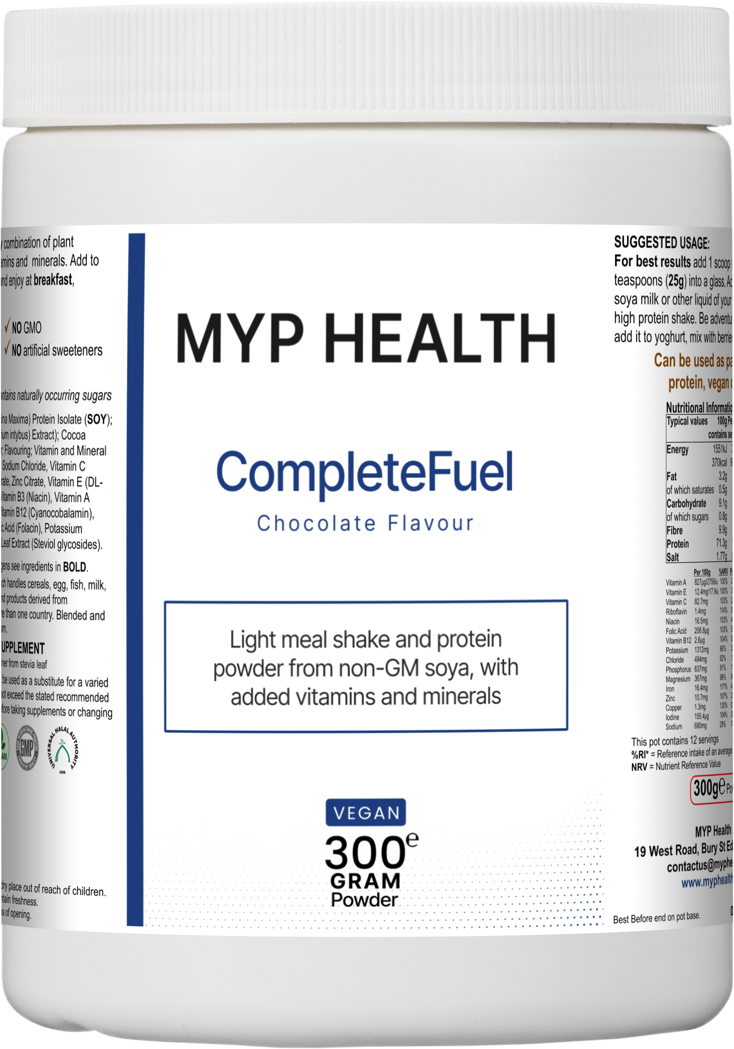 MYP Health CompleteFuel Chocolate