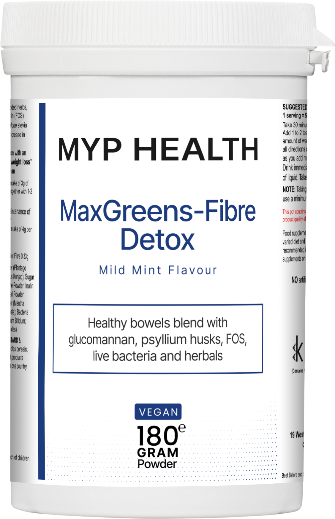 MYP Health MaxGreens-Fibre Detox