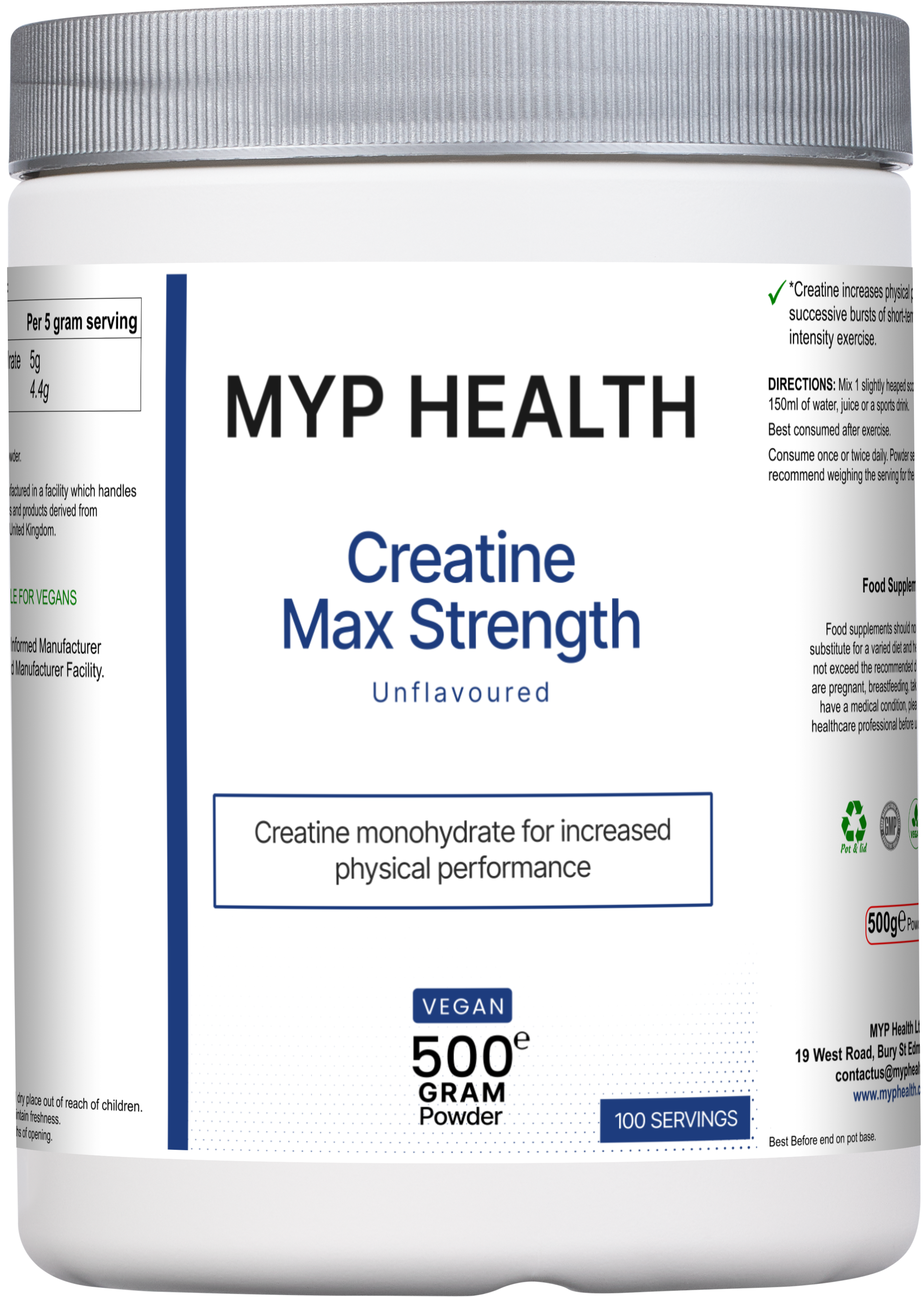 MYP Health Creatine Max Strength